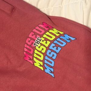 Museum Muave Joggers with Vibrant Logo